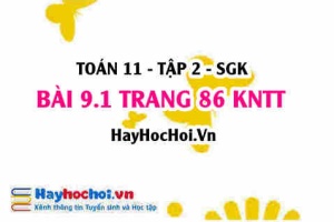Bài 9.1 trang 86 Toán 11 tập 2 Kết nối tri thức: Tính đạo hàm bằng định nghĩa